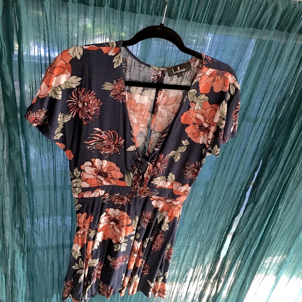 Lulus || Floral Mini Dress || Size L